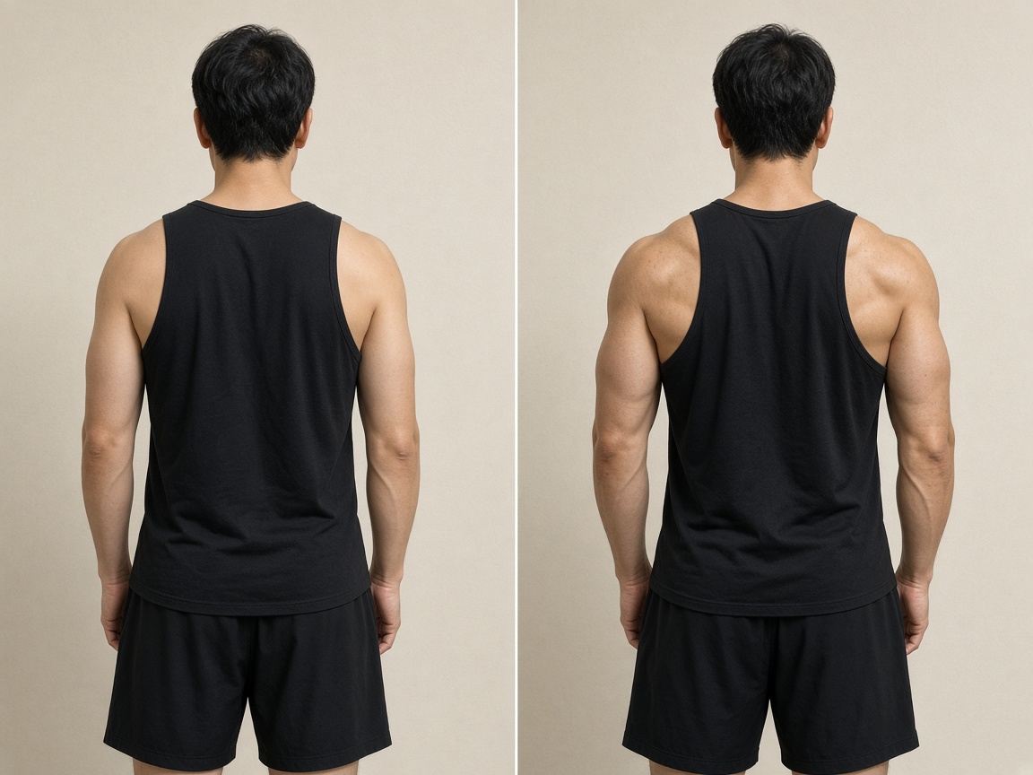 40대 남성 회원 근력 증가 전후